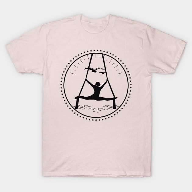 Aerial Silk Dancer T-Shirt by igorstarina@gmail.com